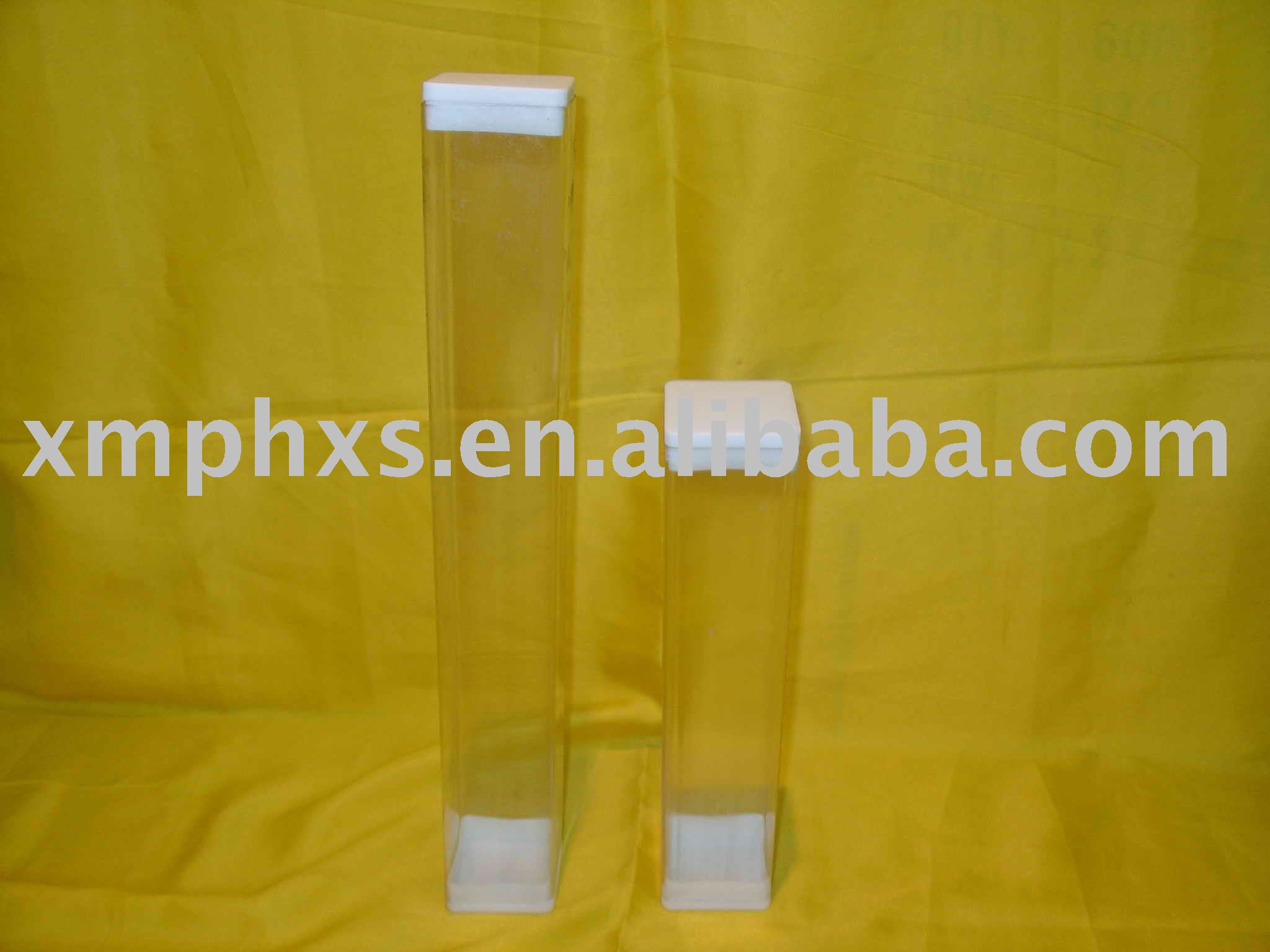 Clear PVC square tube
