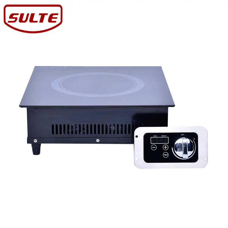 Industrial induction hot plate fast heating single induction cooker, built-in induction stove efficiency
