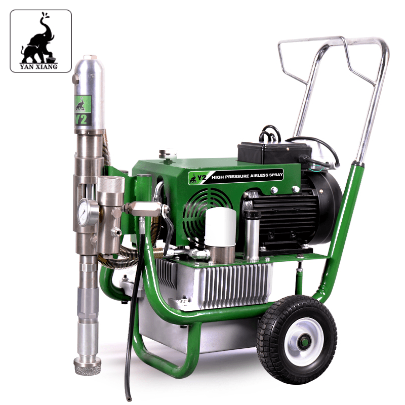 Y2 electric hydraulic airless putty spraying machine for spraying latex paint and putty