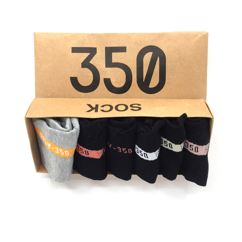 Пользовательский дизайн yeezy 350 v2, низкие медные носки beluga, 6 упаковок