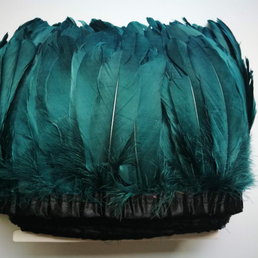 Wholesale Sewing Trimming Goose Feather Fringe Ribbon Costume Craft