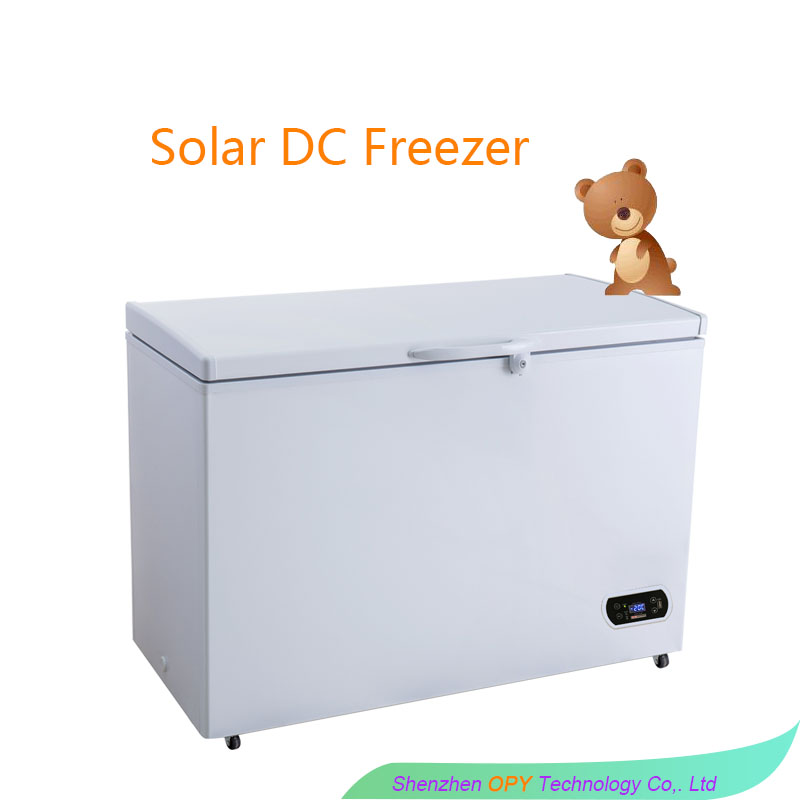 200L 12V dc solar powered deep freezer