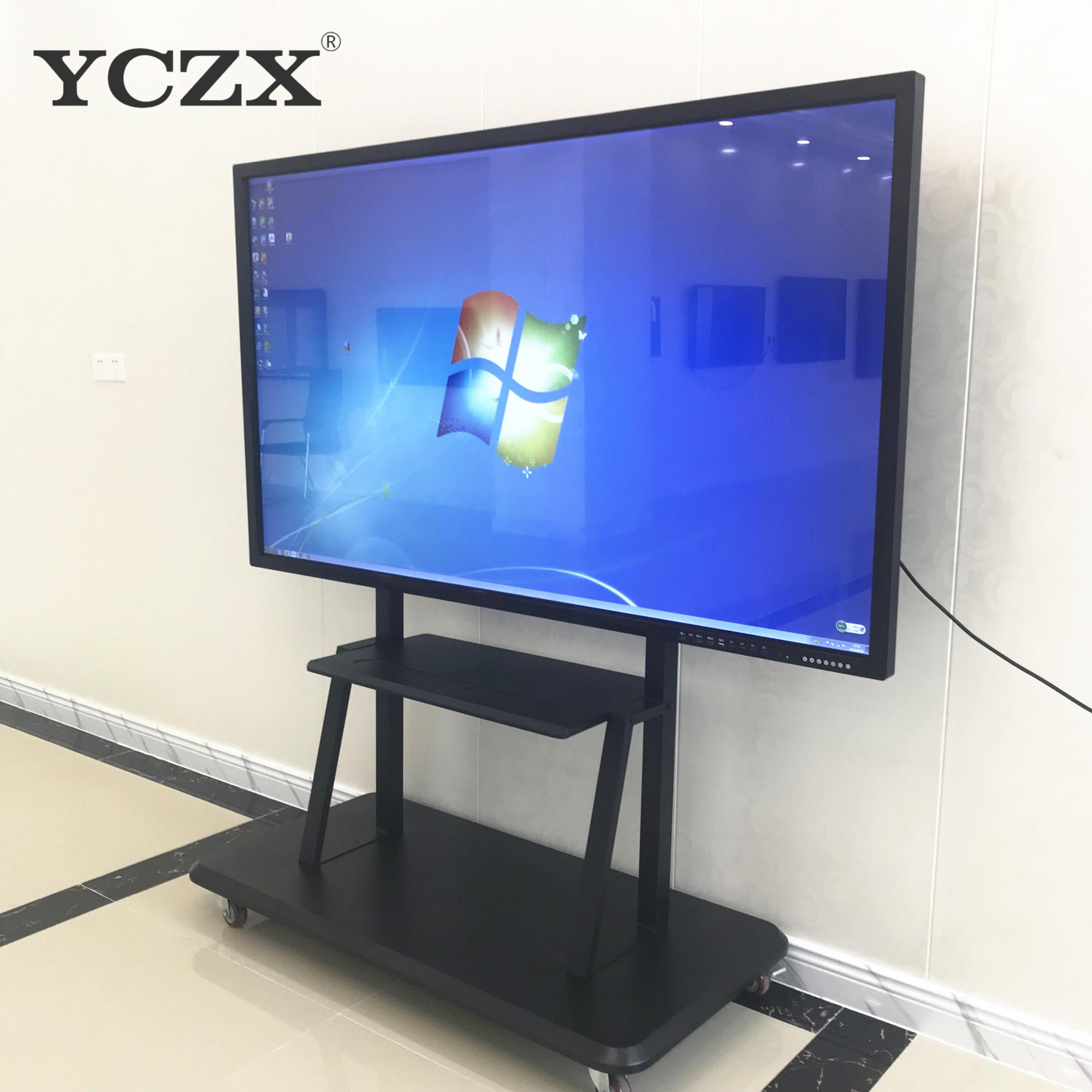 YCZX Лидер продаж, интерактивный светодиодный сенсорный дисплей, сенсорный экран, Интерактивная плоская панель для образования