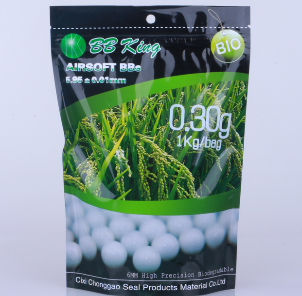 6 мм bb airsoft balls,bb king bio, биоразлагаемый bb 0,30 1 кг/пакет