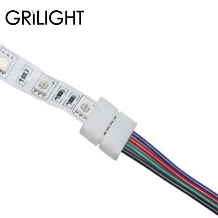 Незапаянный 4 pin цветных (rgb) светодиодных лент разъем