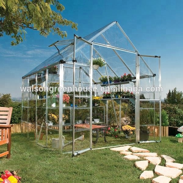 Easily Assembled Polycarbonate Portable Walk-In Garden Aluminium Portable Green House