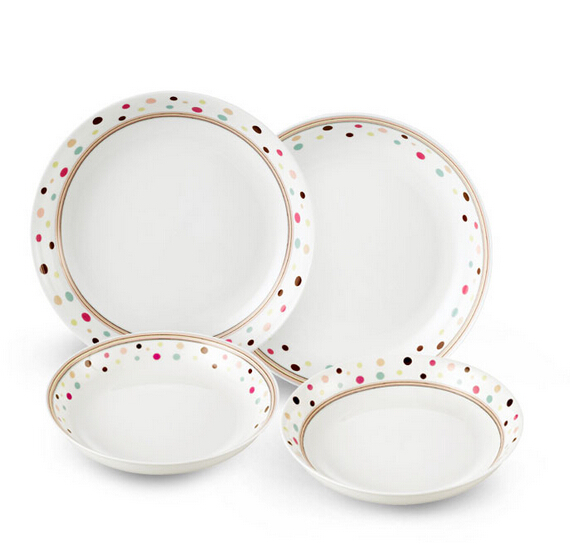 Good quality 4 pcs porcelain dinner set dinner tableware