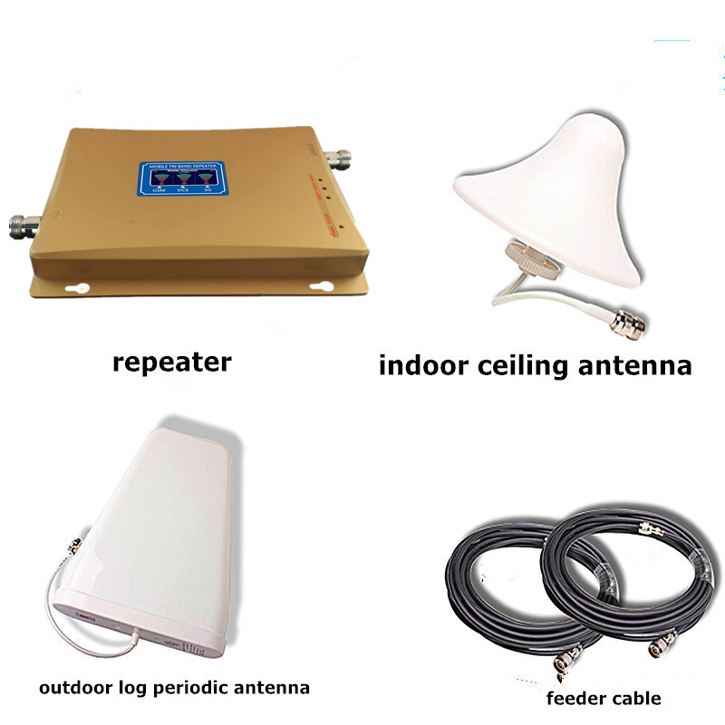 2g/3g/4g 900/1800/2100 GSM & DCS & WCDMA трехдиапазонный усилитель сигнала/ретранслятор/усилитель