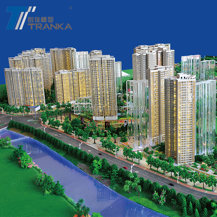 2020 popular miniature building model for construction & real estate