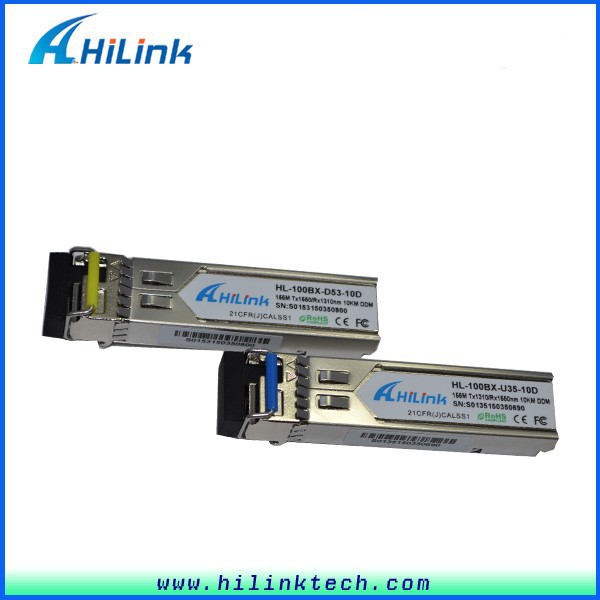 155 м WDM трансивер китай поставщиком биди SFP 10 км 1310/1550