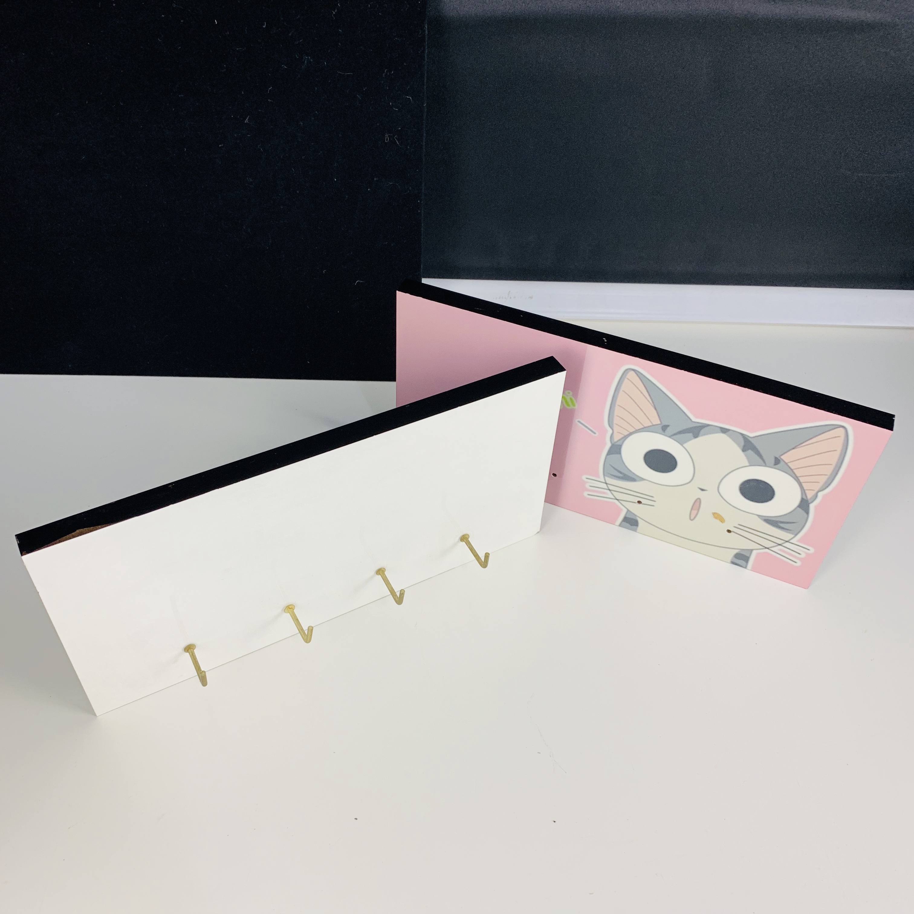 Креативный MDF сублимационный держатель для ключей настенный крючок подвесные крючки