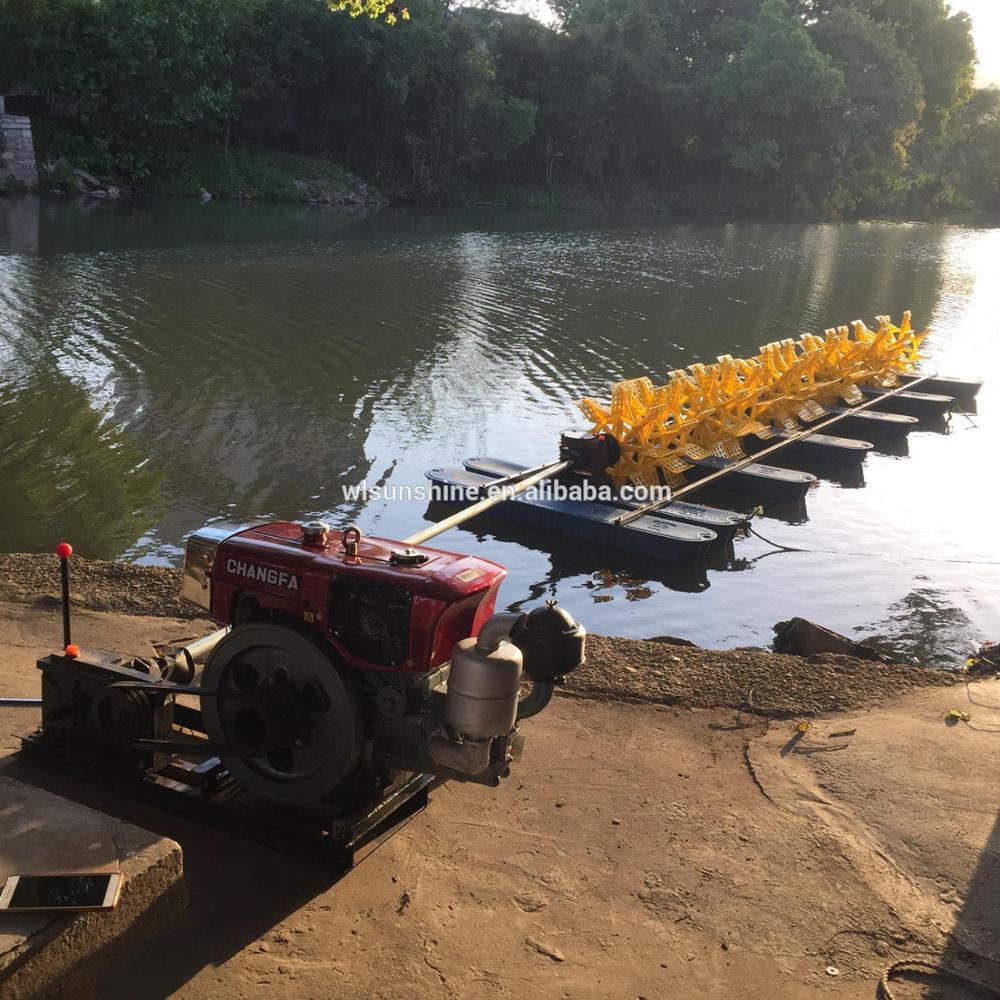 Diesel Engine Paddle Wheel Aerator with 16 impellers