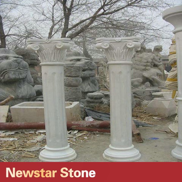 Manufacture Stone Marble Column And Base