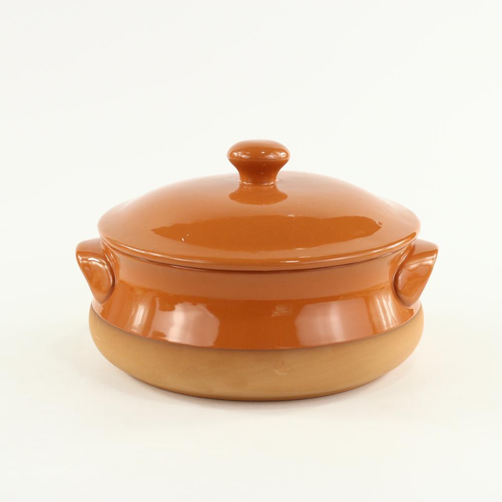 glazed ceramic cookware sets cooking pots with handle,terrotocca original color