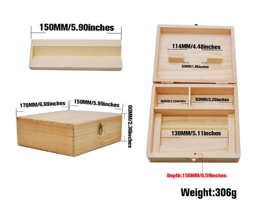 Custom hidden secret Smell Proof Stash Box Combo for weed tobacco herb