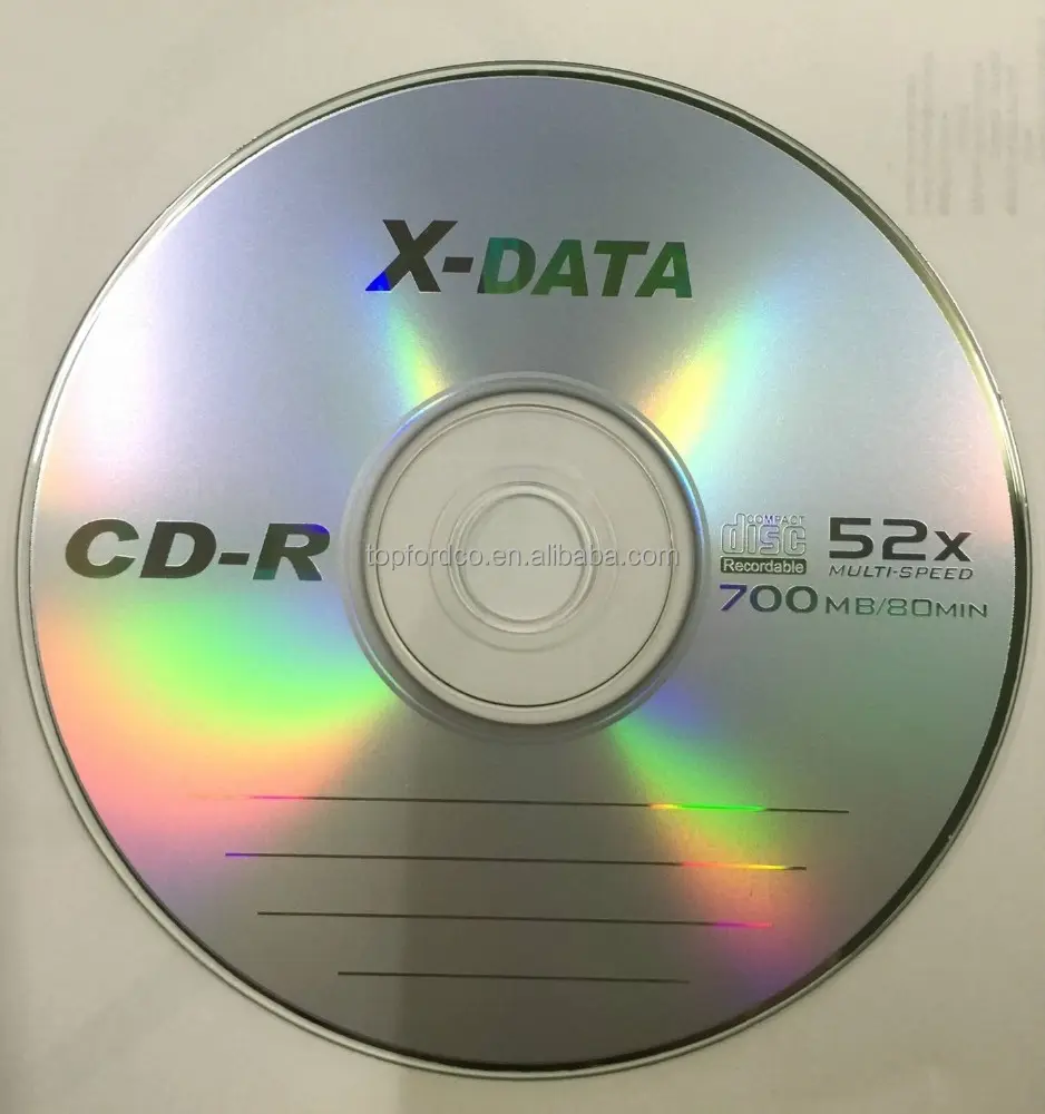 52X Blank CD-R made from 100% virgin material XDATA BRAND or OEM