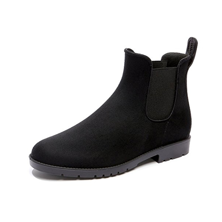 Fashion Women Wellington Boots With Ankle Tall
