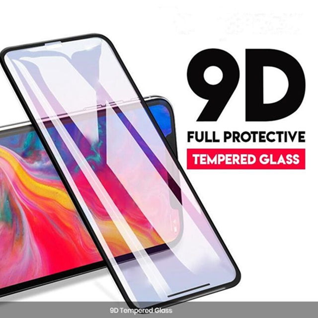 9D полное покрытие закаленное стекло для IPhone X XS Max XR защита экрана