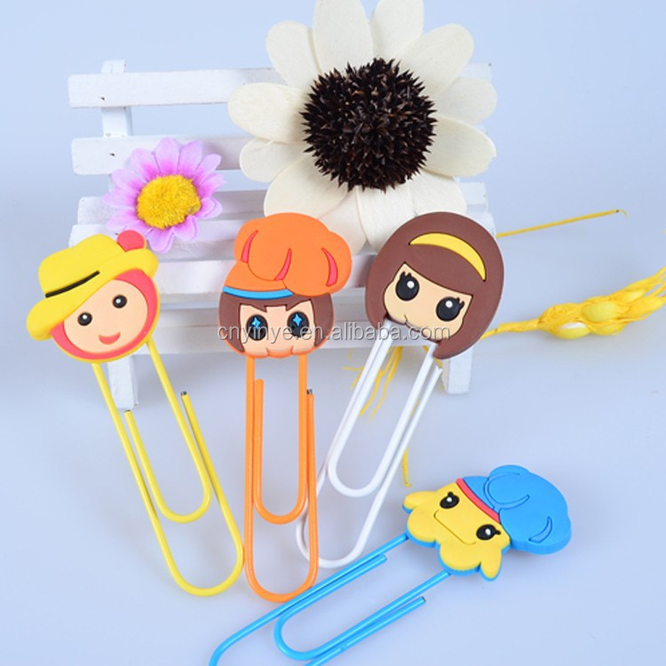 Custom Plastic Paper Clips bookmark Paper Clip