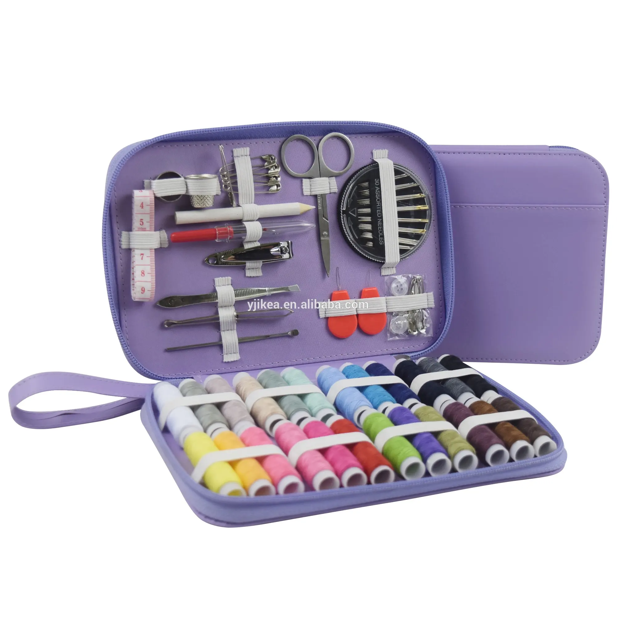 77pcs Sewing Kit Professional Portable Sewing Kit Box Travel Sewing Kit
