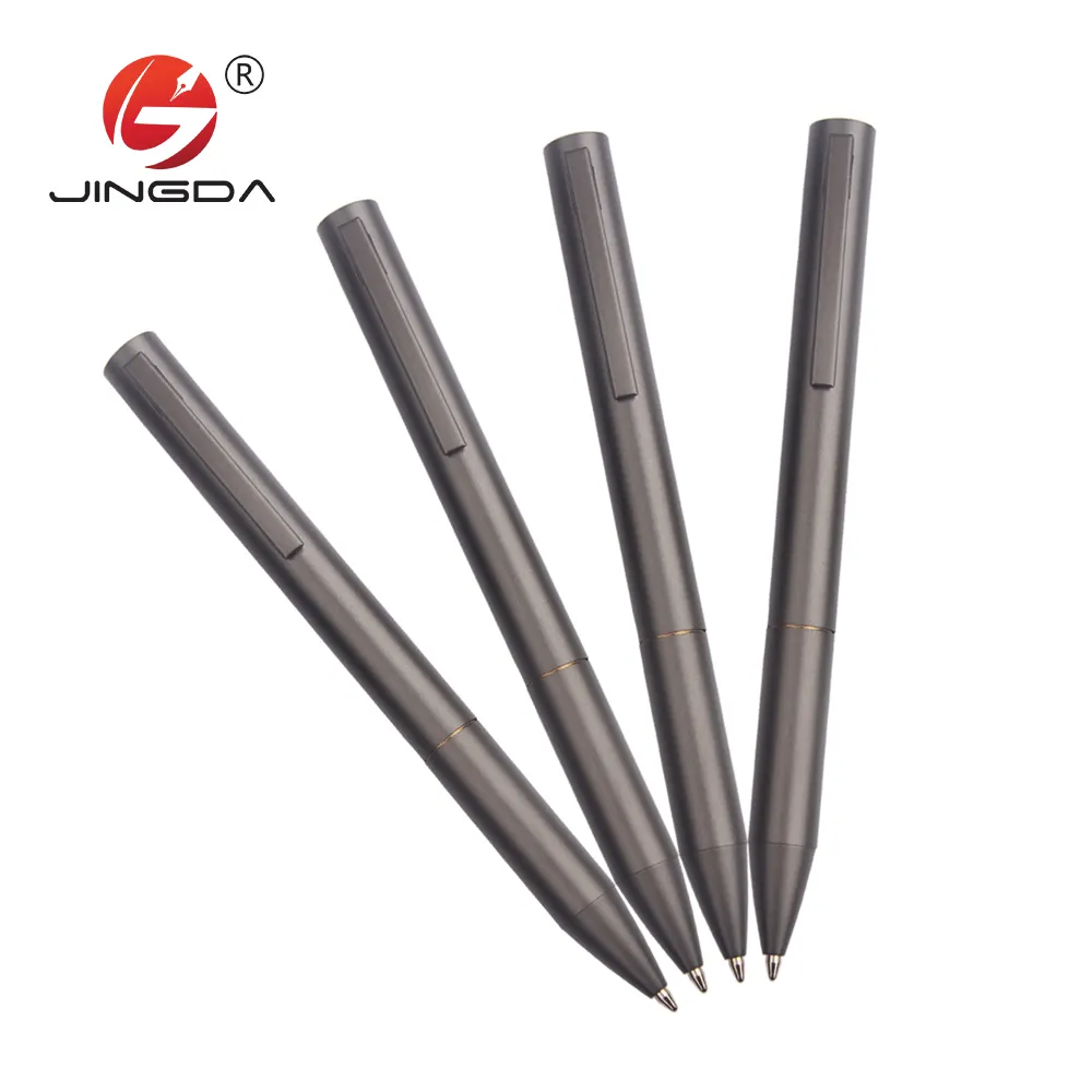 Good quality business metal ball pen promotional heavy metal pens Matte Color Simple Design Ball Pen For Office Writing