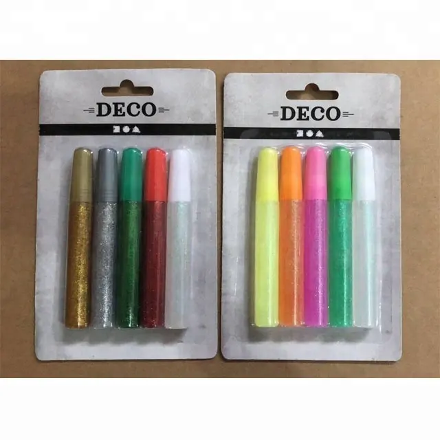 10ML glitter glue set for diy kid art