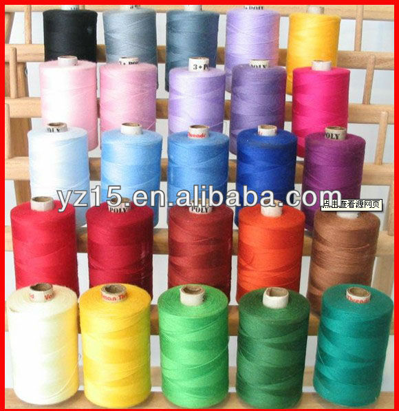 Самый продаваемый 400 двор coloreful 40/2 100% полиэстровые нитки для шитья