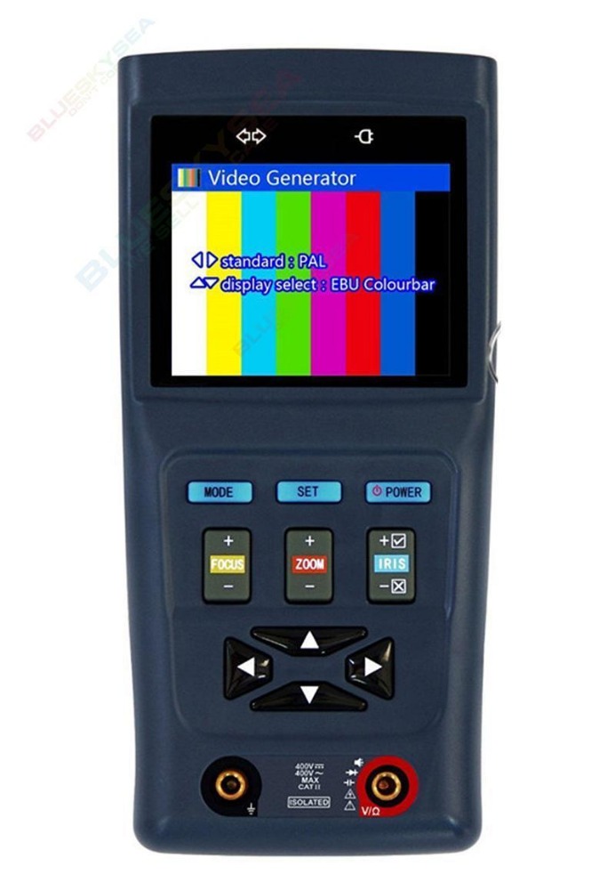 2.8 "CCTV Камеры PTZ Тестер Монитор Мути метр Цифровой Зум 12 В 1A Выход Аудио