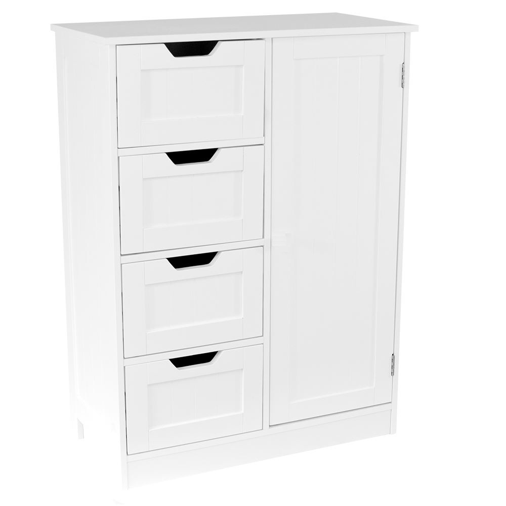 Bathroom Furniture- 1 Door & 4 Drawers Bathroom Cabinet/ Sideboard