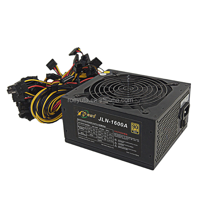Сервер электропитания для майнинга 1600 Вт/ПК PSU с поддержкой GTX 2080TI