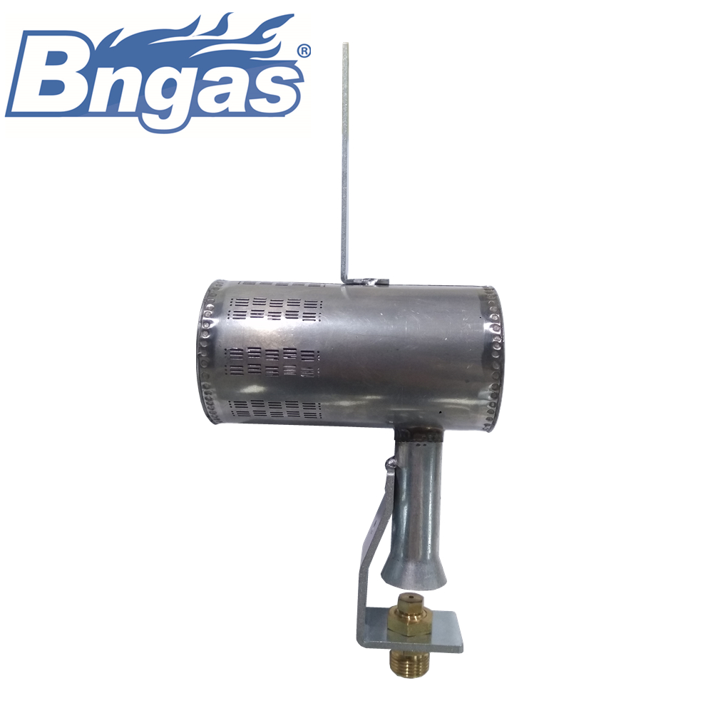 Stainless steel short gas burners with bracket for gas water heater parts