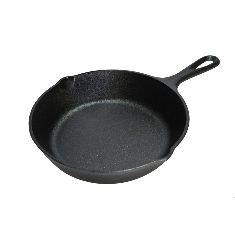 Kitchen Stovetop Oven Use Pre-seasoned Cast Iron Skillet with Silicone Hot Handle Holder