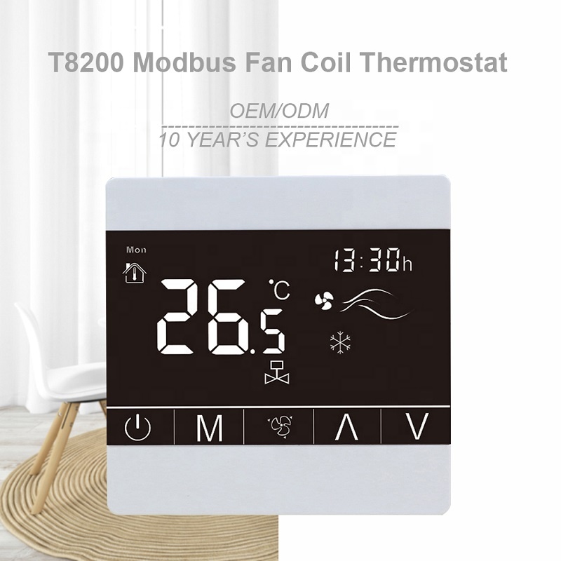 Modbus и RS485 RTU 2 4-трубный Смарт тепла круто температура термостата 95-240VAC