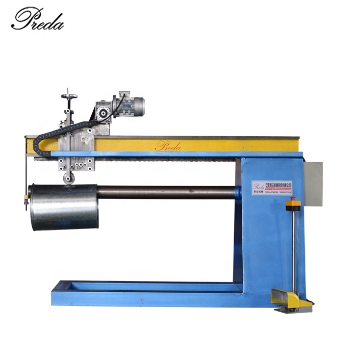 lock seam closing machine with 1500mm length capacity duct zipper machine for closing round duct