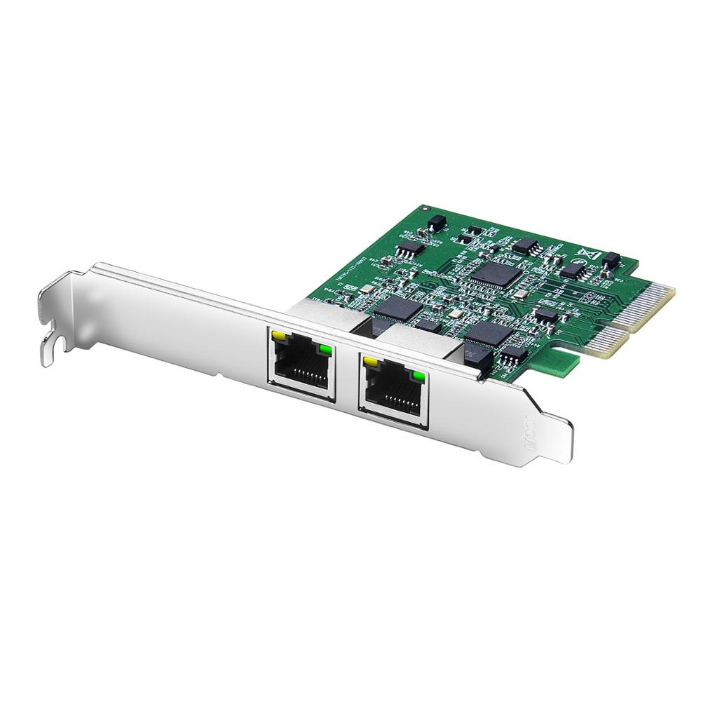 Двойная Серверная сетевая карта Gigabit PCI-E (5 Гбит/с, CU202)