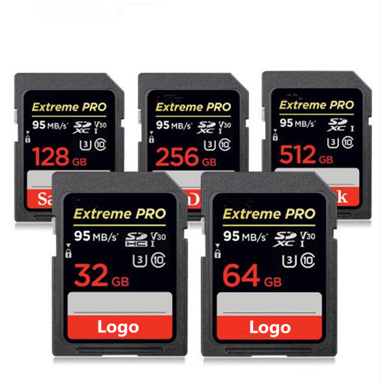 Extreme PRO 8 Гб оперативной памяти, 16 Гб встроенной памяти, 32 ГБ, 64 ГБ, 128 ГБ до 95 МБ/с. UHS-I/U3 SDXC карты флэш-памяти C10, V30, в формате 4K UHD, циклическая запись, SD карты