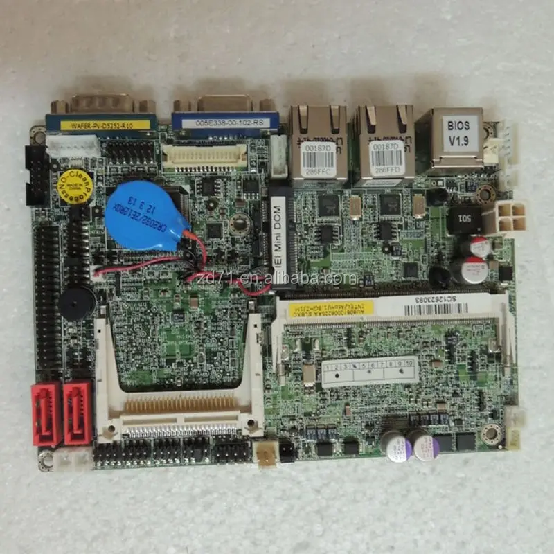 WAFER-PV-D5252-R10 D525 3.5'' industrial mainboard CPU Card tested working