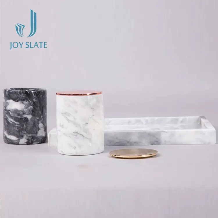 Natural marble Candle Holder Candlestick