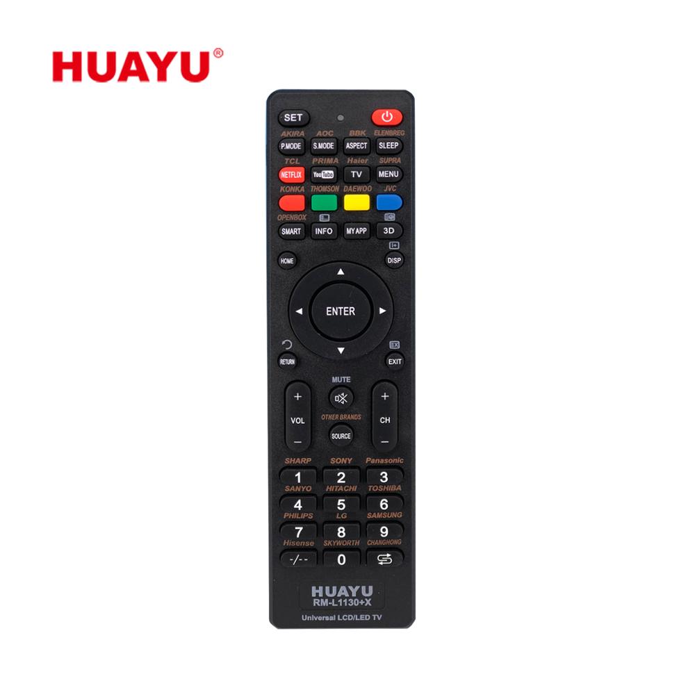 Универсальный пульт дистанционного управления для ЖК-телевизора HUAYU RM-L1130 + X