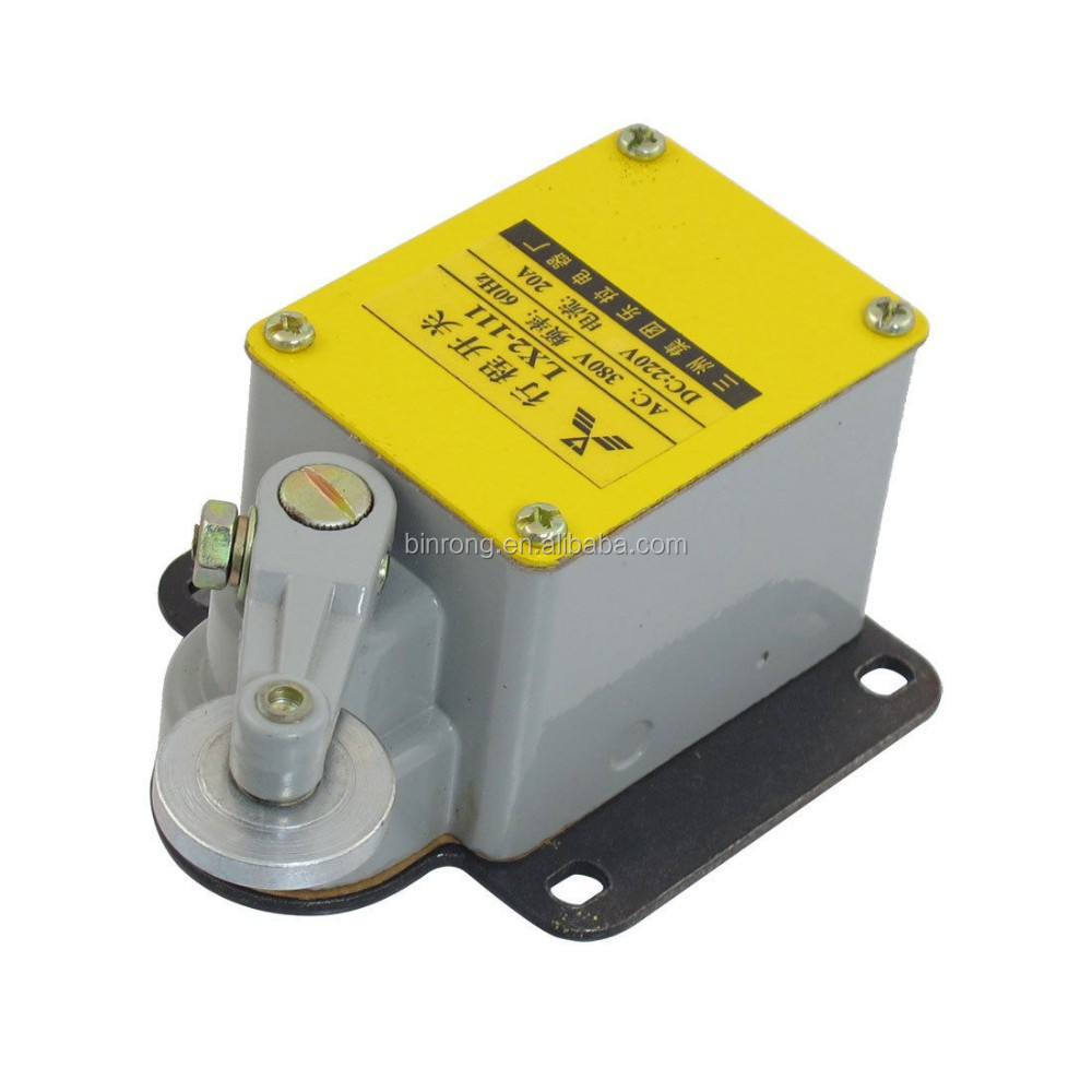 LX2-111 220VDC 380VAC 20A 60 Гц 1NO 1NC DPST поворотный рычаг с роликом концевой выключатель