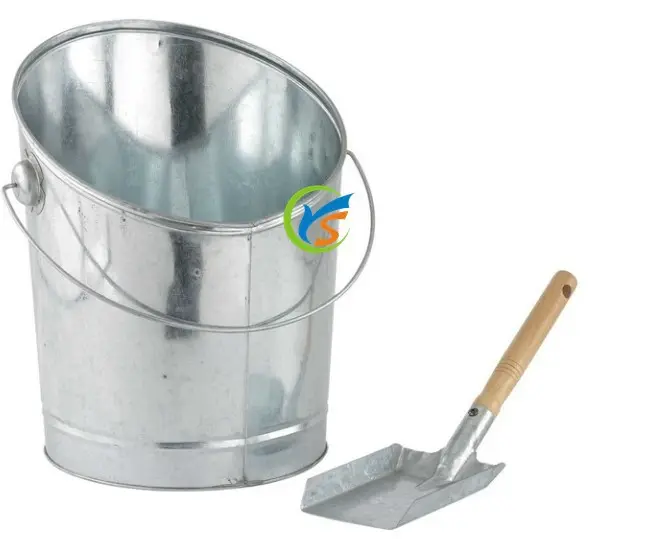 Fireplace Accessoires Metal Ash Bucket and shovel