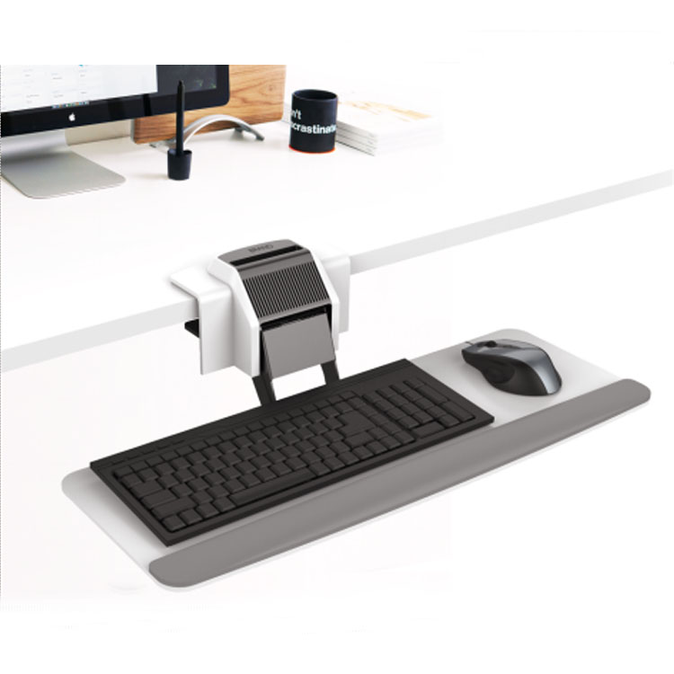 Adjustable office furniture under-desk ergonomic keyboard tray under desk