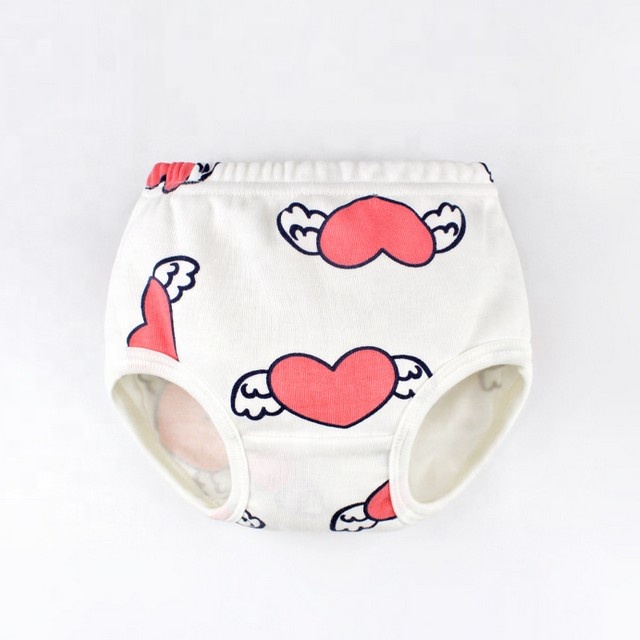 Kids underwear for children baby girls briefs of 40 combed cotton double fabrics