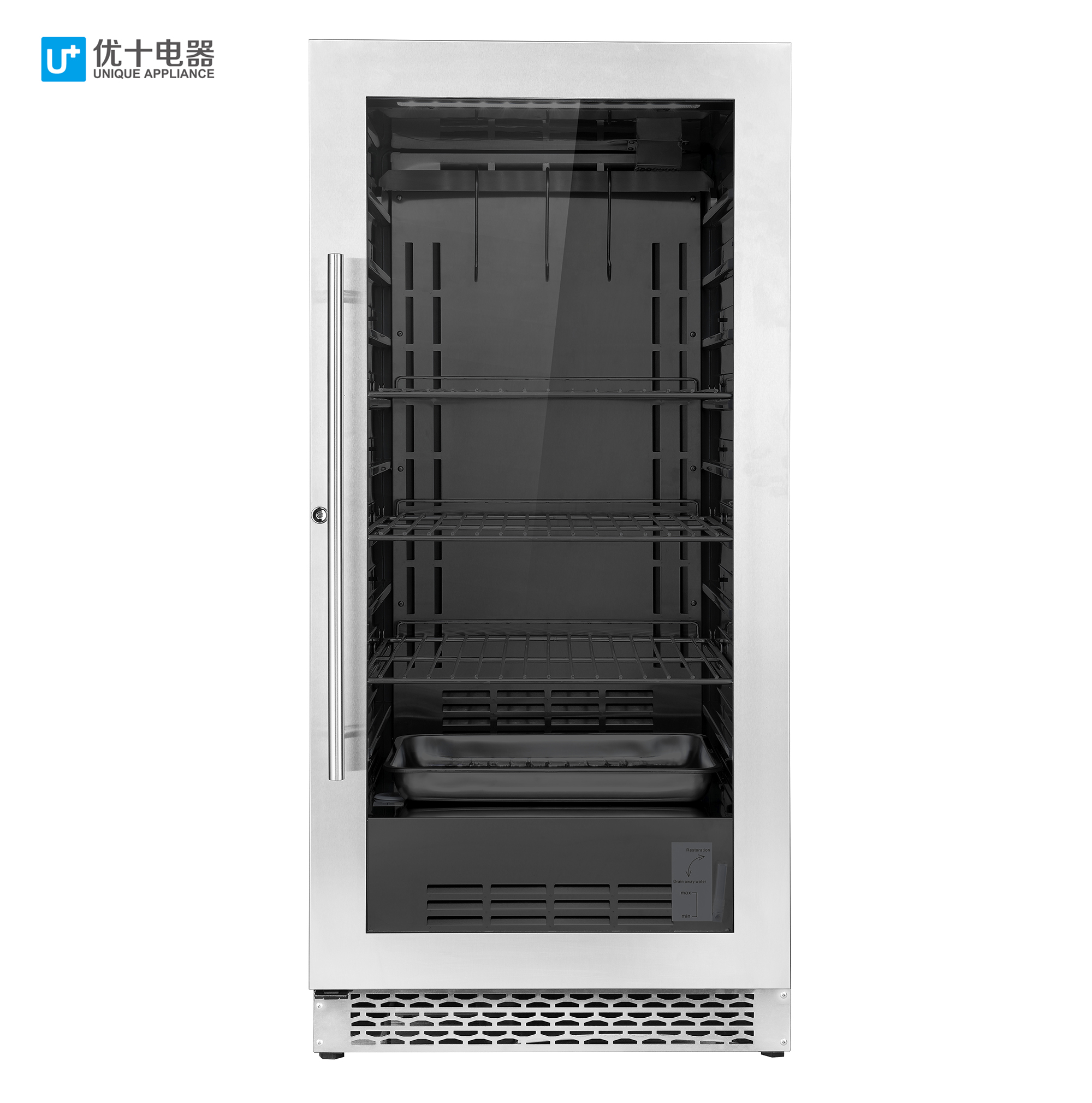 Сухосостаренный холодильник 270 л, охладитель для мясного созревания, стайлер для стейка