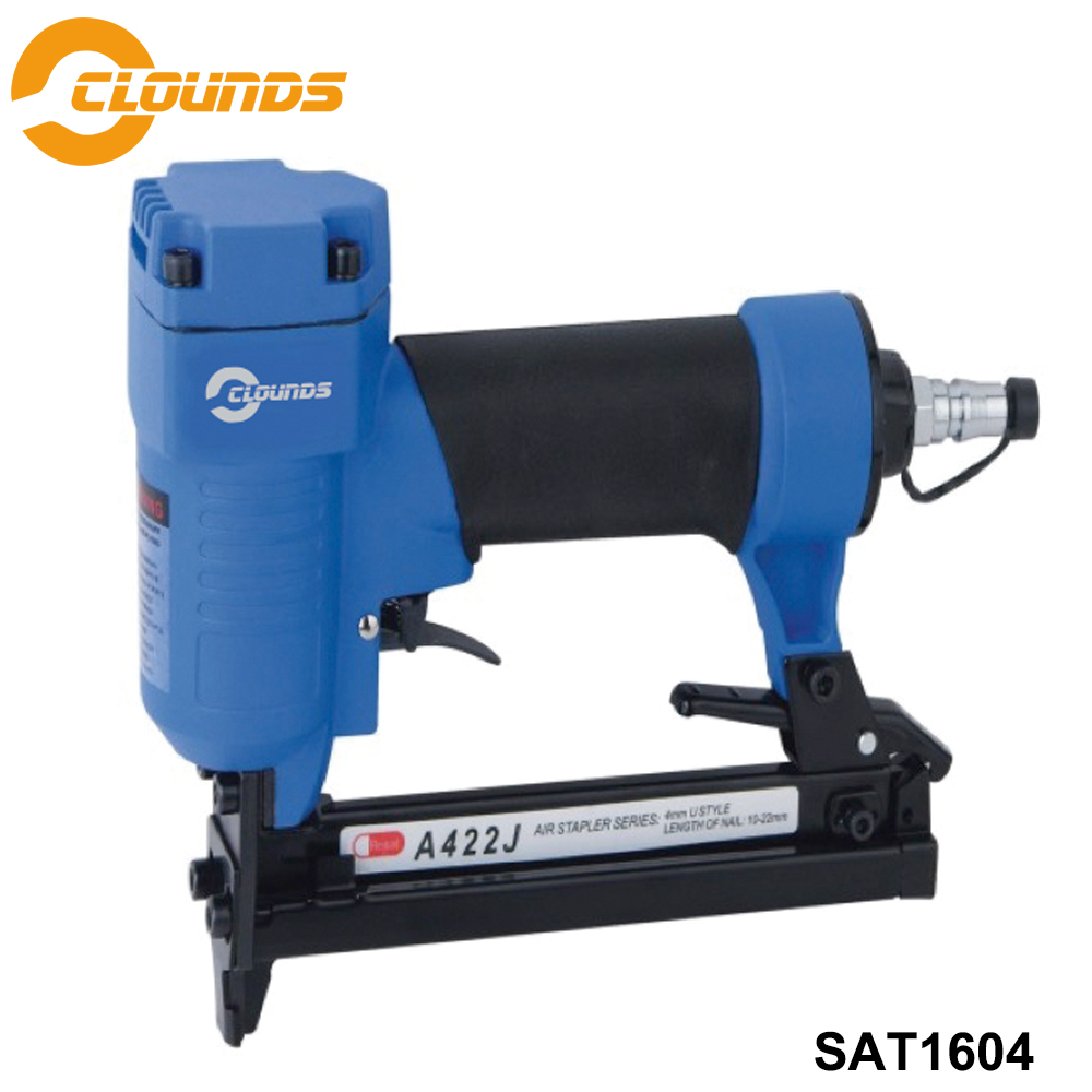 SAT1604 Air Nail gun Pneumatic Wookworking Stapling Gun Air Nailers Fine Crown Nail Stapler Pneumatic Air Stapler Nailer