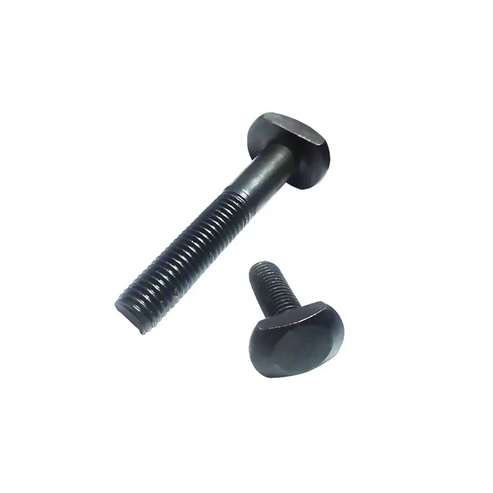 Carbon steel T type bolt grade 10.9 12.9 High strength Black oxidation material fasteners