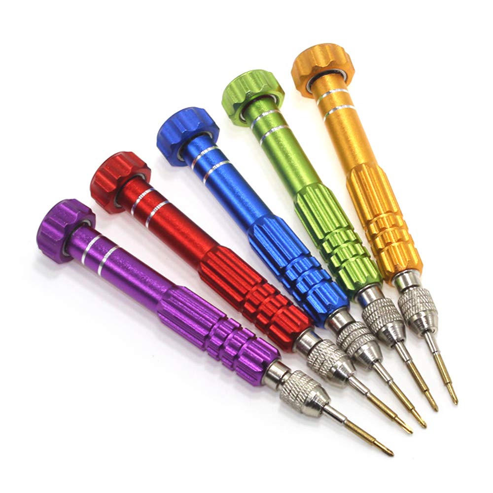 Прецизионная отвертка Torx 5 в 1, Отвертка Phillips для ремонта мобильных телефонов, часов, набор инструментов смешанный Немагнитный или магнитный