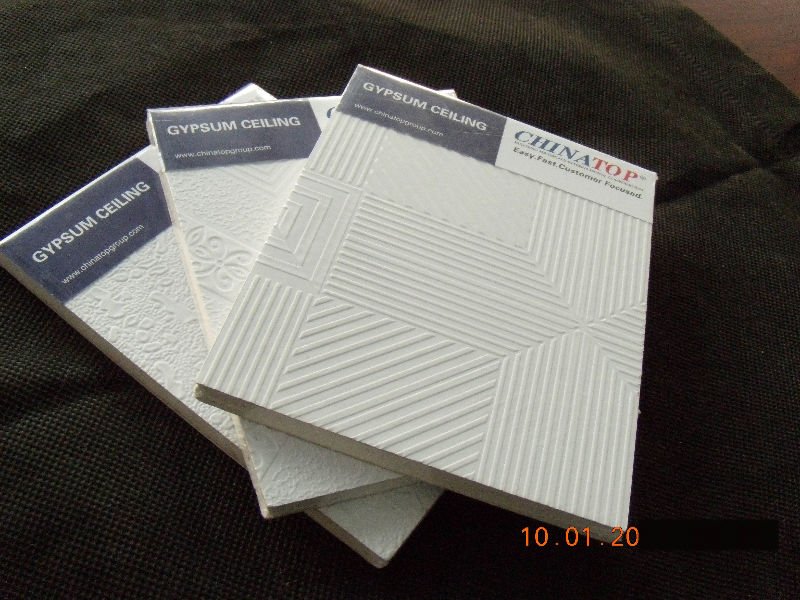 Acoustic Gypsum ceiling, anti fire, anti damp