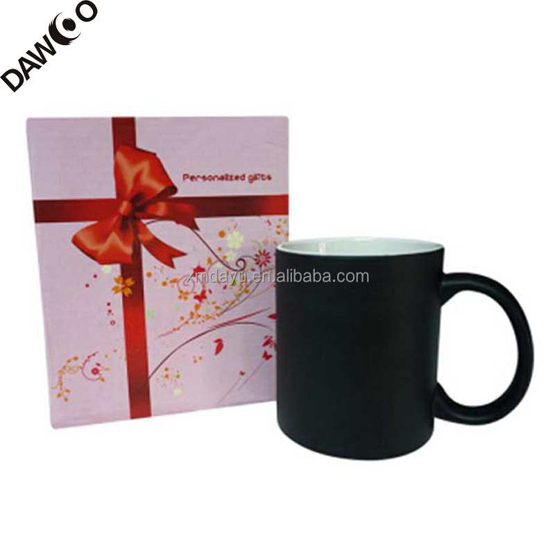 Coffee cup Black Matt straight 11oz ceramic mug