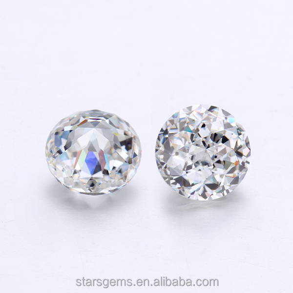 6.5mm 1.0 carat white jubilee cut moissanite diamond E/F color VVS clarity
